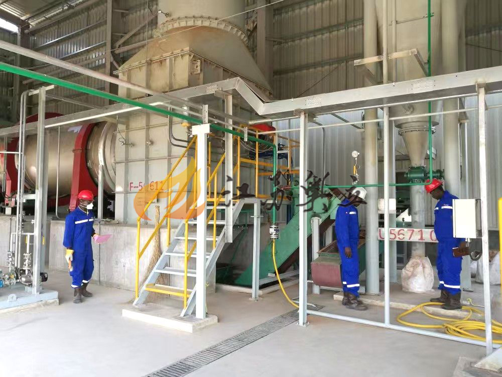 中石油污泥回轉窯焚燒系統